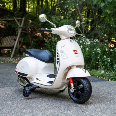 Huffy 6V Vespa 801 Ride-On Scooter - White_7