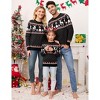 BLUEMING Men's Christmas Reindeer Knit Sweater - Classic Crewneck Holiday Pullover with Winter Pattern - 4 of 4
