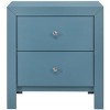NicBex Two-Drawer Nightstand Bedside Table with Solid Legs End Table with Metal Handles for Living Room, Bedroom - 2 of 4