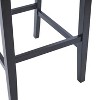 NicBex Modern Minimalist Counter Height Bar Stools,Set of 2,PU Faux Leather Counter Stools,Upholstered Barstools with High Backrest - 4 of 4