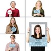 Big Dot of Happiness Winter Wonderland - Snowflake Holiday Party & Winter Wedding Selfie Photo Booth Picture Frame & Props -Printed on Sturdy Material - 2 of 4
