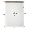 UOFFICE 50 Poly Mailers Bags 19x24" - #7 Pouches Envelopes White Self-Sealing - 2 of 4