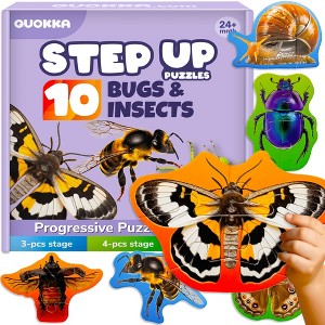 QUOKKA Step Up Puzzles for Toddlers 2 3 4 - 40 Big Piece Realistic Animal  Puzzles for Kids Ages 1 2 3 - 1 of 4