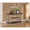TiramisuBest 40in Console Table with Storage Shelf, Retro Entryway Table with AdjusTable Storage Shelf, Sofa Couch Table with Light Espresso - 2 of 4