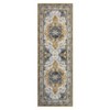 Washable Area Rug Vintage Medallion Floral Soft Rug Indoor Non Slip Low Pile Carpet for Living Room Bedroom Dining Room Home Office - 2 of 4