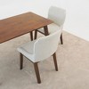 NicBex Mid Century Wood Dining Chairs Set of 2 with Upholstered Cushion Back,Stylish Accent Chairs for Dining Room,Kitchen,Office - 3 of 4