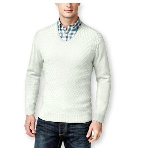 Club Room Mens Diamond Knit V-Neck Pullover Sweater - 1 of 1
