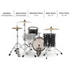 PDP by DW Concept Classic 3-Piece Bop Kit with Ebony Hoops Ebony - 2 of 4