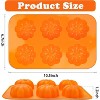 JDICTION 3 Pack Halloween Pumpkin Silicone Mold 3D Autumn Harvest Thanksgiving Cake Candy Jelly Soap Moulds - 2 of 4