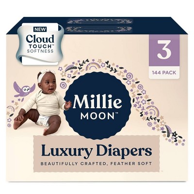 Millie Moon Mega Box Disposable Diapers - Size 3 - 144ct