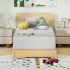 FDW 12 inch Bamboo Charcoal Memory Foam Mattress Cooling Gel CertiPUR-US Certified Breathable Bed Mattress for Cooler Sleep,White - 2 of 4