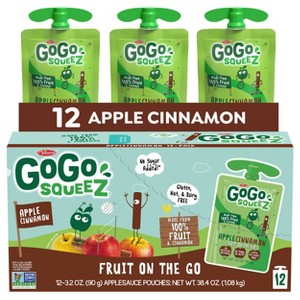 GoGo squeeZ Applesauce, Apple Cinnamon 
 - 1 of 4