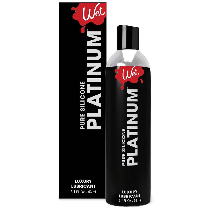 Wet Platinum Premium Pure Silicone Personal Lube - 3.1 fl oz, 1 of 12