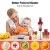 Itopfox 5-in-1 Hand Immersion Blender with 1000W Motor, 12 Speed Settings, Stainless Steel Blade, Mixing Beaker, Food Processor, Whisk & Milk Frother - 2 of 4