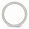 Black Bow Jewelry 4mm Brushed Domed Comfort Fit Band in Stainless Steel - 2 of 4