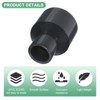 Unique Bargains Water Line Straight UPVC Reducer Pipe Fitting Reducing Coupling Connector Black - 2 of 4