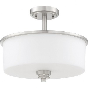 Craftmade Lighting Bolden 2 - Light Semi-Flush Mount in  Brushed Polished Nickel - 1 of 1