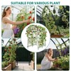 Garden Arch Trellis, Polyethylene-Coated Steel Arbor for Climbing Plants, Vegetables, Flowers, Outdoor Pergola or Event Decoration - 3 of 4