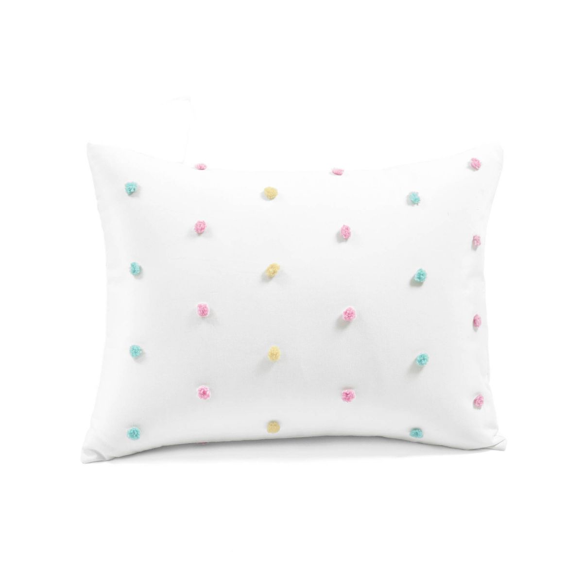 2pc Twin/Twin XL Rainbow Tufted Dot Oversized Kids' Comforter Set - Lush Décor: Teen Bedding, Microfiber, Polka Dots - thumbnail 6