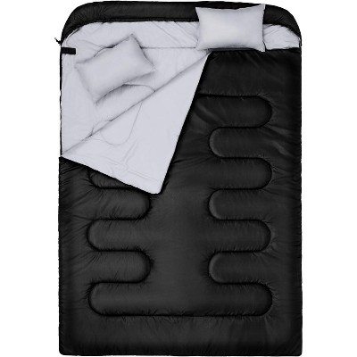 Sportneer Double Sleeping Bag: Queen Size 2 Person All Season for Warm