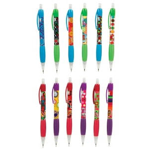 Scented Mechanical Pencils (12 Pack) - Fun Scents, Comfort Grip, Refillable (0.7mm #2 HB Lead) - 1 of 3