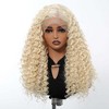 Jessie's Wig 22 Inch Curly Wig Synthetic Hair 13x3.5 Lace Platinum Blonde 1 Pc/Pack - 2 of 4