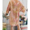 Women's Open Front Leopard Print Duster Plus - ADORA - 2 of 3