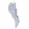 Kurt S. Adler 6.0 Inch Angel Wings Glittered Silver Gems Faith Tree Ornaments - 3 of 4