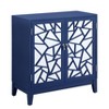 ORRD Modern Blue Console Table with Mirror Doors, 2-Door Storage Cabinet for Entryway, Living Room & Hallway, Farmhouse Accent Cabinet - 3 of 4