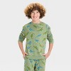 Boys' Crewneck Sweatshirt Pajama Set - Cat & Jack™ - 3 of 4