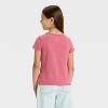 Girls' Short Sleeve Fitted Embellished T-Shirt - Cat & Jack™ - 2 of 3