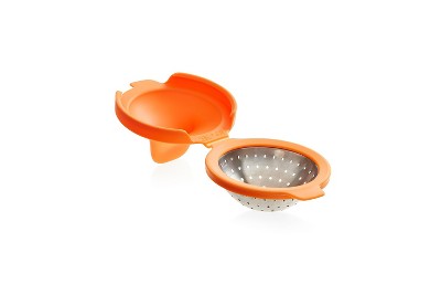 Lekue Egg Poacher, Stainless Steel and Silicone, Set of 2
