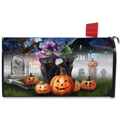 Briarwood Lane Spooky Kittens Halloween Magnetic Mailbox Cover Ja