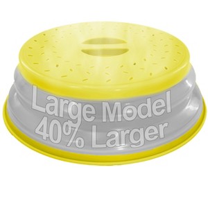 5 Star Super Deals Microwave Splatter Guard Cover - Large - Collapsible Lid for Food Protection and Easy Storage - BPA-Free, Dishwasher Safe - 1 of 4
