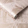 Geo Grain Blush Pink and Rose Gold Geometric Paste the Wall Wallpaper - 3 of 4