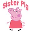Girl's Peppa Pig Sister Pig T-Shirt - 2 of 4