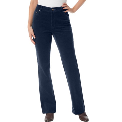 Petite fashion corduroy pants bootcut