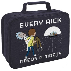 Rick And Morty Every Rick Needs A Morty Insulated Soft Sided Lunch Box - 1 of 4