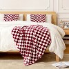 1pc Checkered Flannel Fleece Throw Blanket Soft Cozy Checkerboard Grid Print Chessboard Gingham Pattern Blankets, Christmas Gifts. - 2 of 4