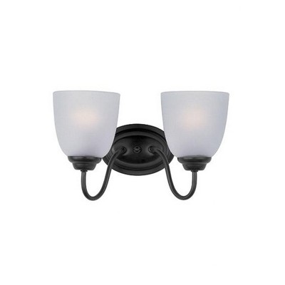 Maxim Lighting Stefan 2 - Light Vanity in  Black