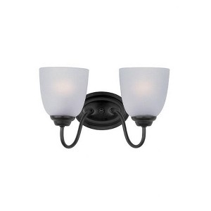 Maxim Lighting Stefan 2 - Light Vanity in  Black - 1 of 1