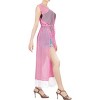 LA LEELA Women's Summer Open Front Lightweight Vacation Beachwear Long Bathing Suit Duster Holiday Swimwear Cardigan - 2 of 3