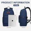 Generic Classic Casual Backpack, Lightweight Daypack with 10 Pockets, Laptop Compartment, EVA Foam Pad - 4 of 4