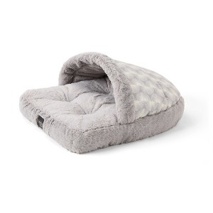 NICOLE MILLER NEW YORK PET Kendall Fluted Geo Cozy Couch Protector Pet Bed - 1 of 4