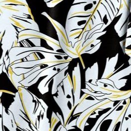 black graphic palms