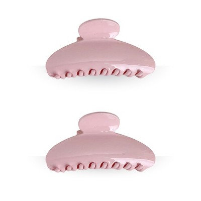 LA Glam Co. Hollywood 3" Claw Clips - All Hair - 2-Pack