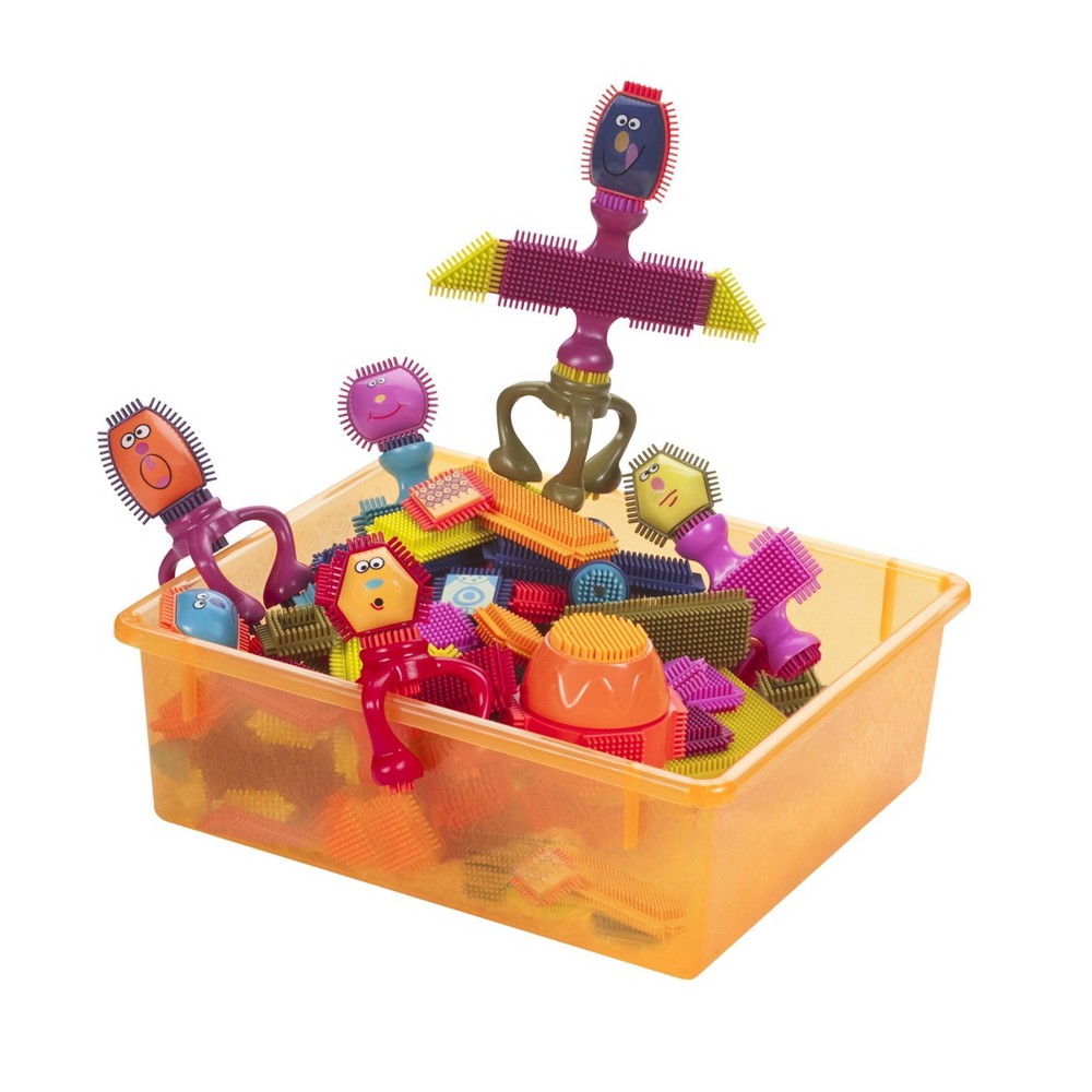 UPC 062243220348 product image for B. toys Bristle Blocks Set - Spinaroos | upcitemdb.com