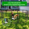 Dog Playpen Outdoor Extra Wide 24 Panels Heavy Duty Dog Fence 40" Height - 3 of 4