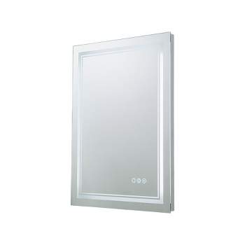 C Cattleya Rectangular Frameless Anti-Fog Color Changing Dimmable LED Bathroom Vanity Mirror Light