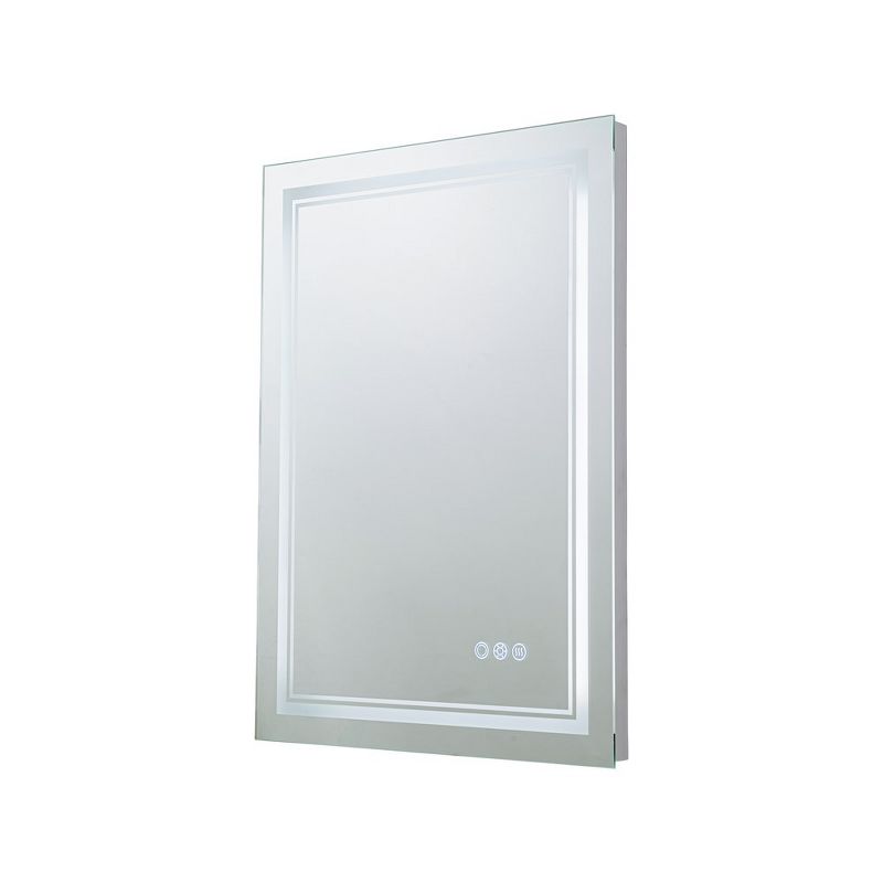 C Cattleya Rectangular Frameless Anti-Fog Color Changing Dimmable LED Bathroom Vanity Mirror Light, 1 of 8